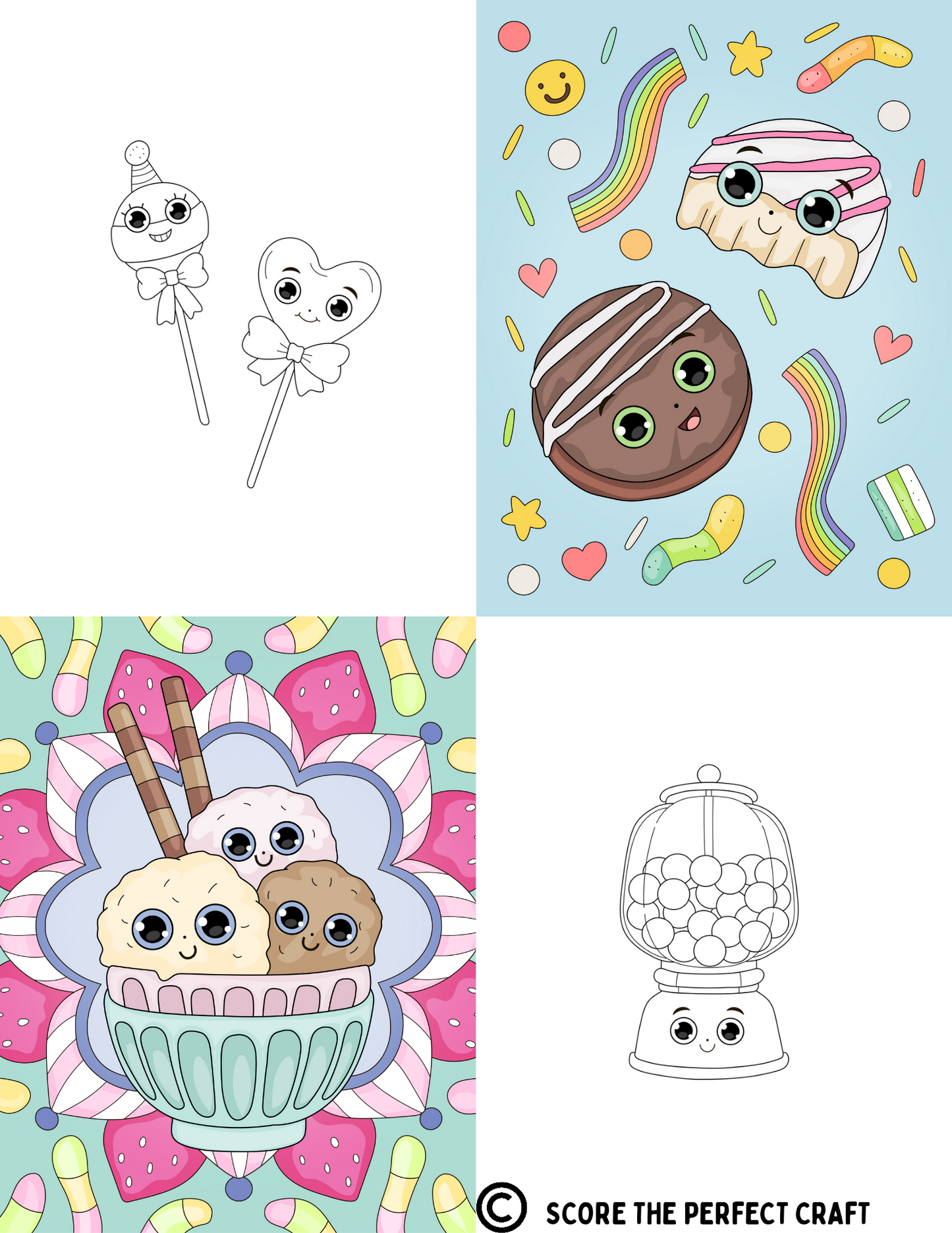 Treats Galore Colouring Book